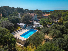 Villa les cigales - Piscine - Cuisine extérieure - Parking - 5 min Plage